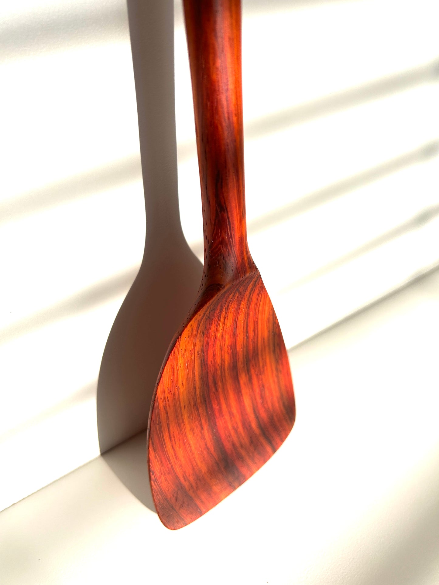 Handcrafted African Padauk Spatula