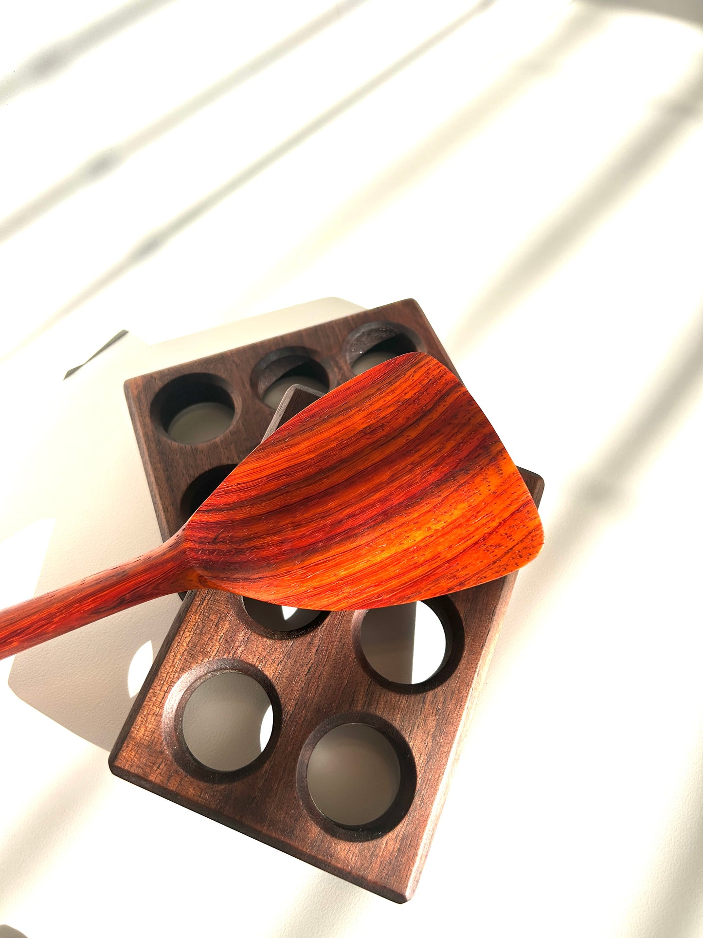 Handcrafted African Padauk Spatula