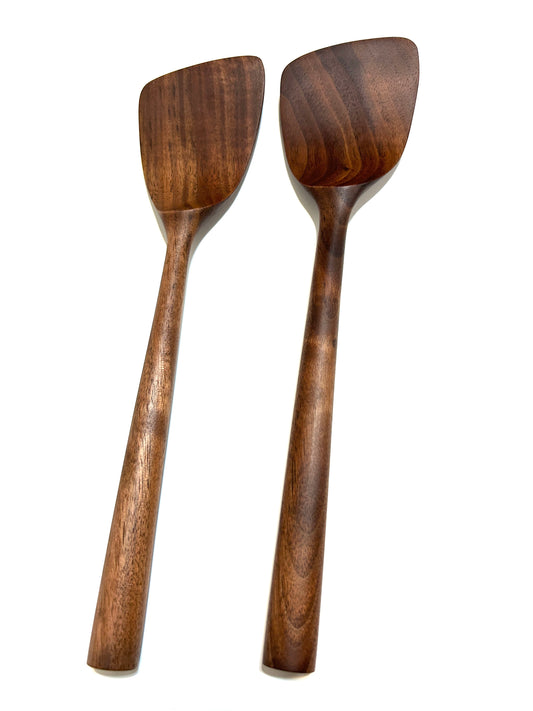 Walnut Long Spatula 12" x 3"