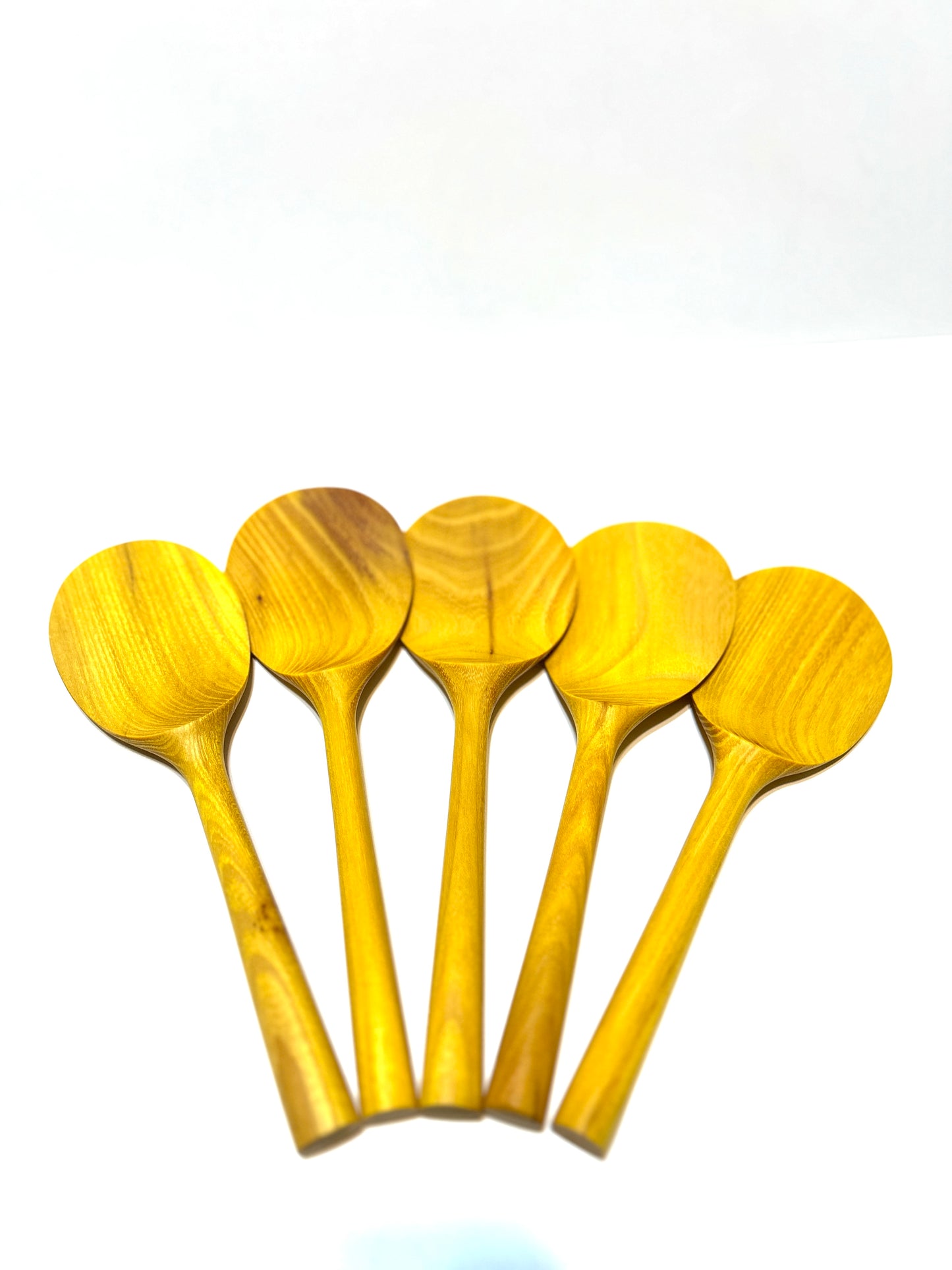 Orange Wood Rice Paddle (Small)- Korean Traditional Style 밥주걱