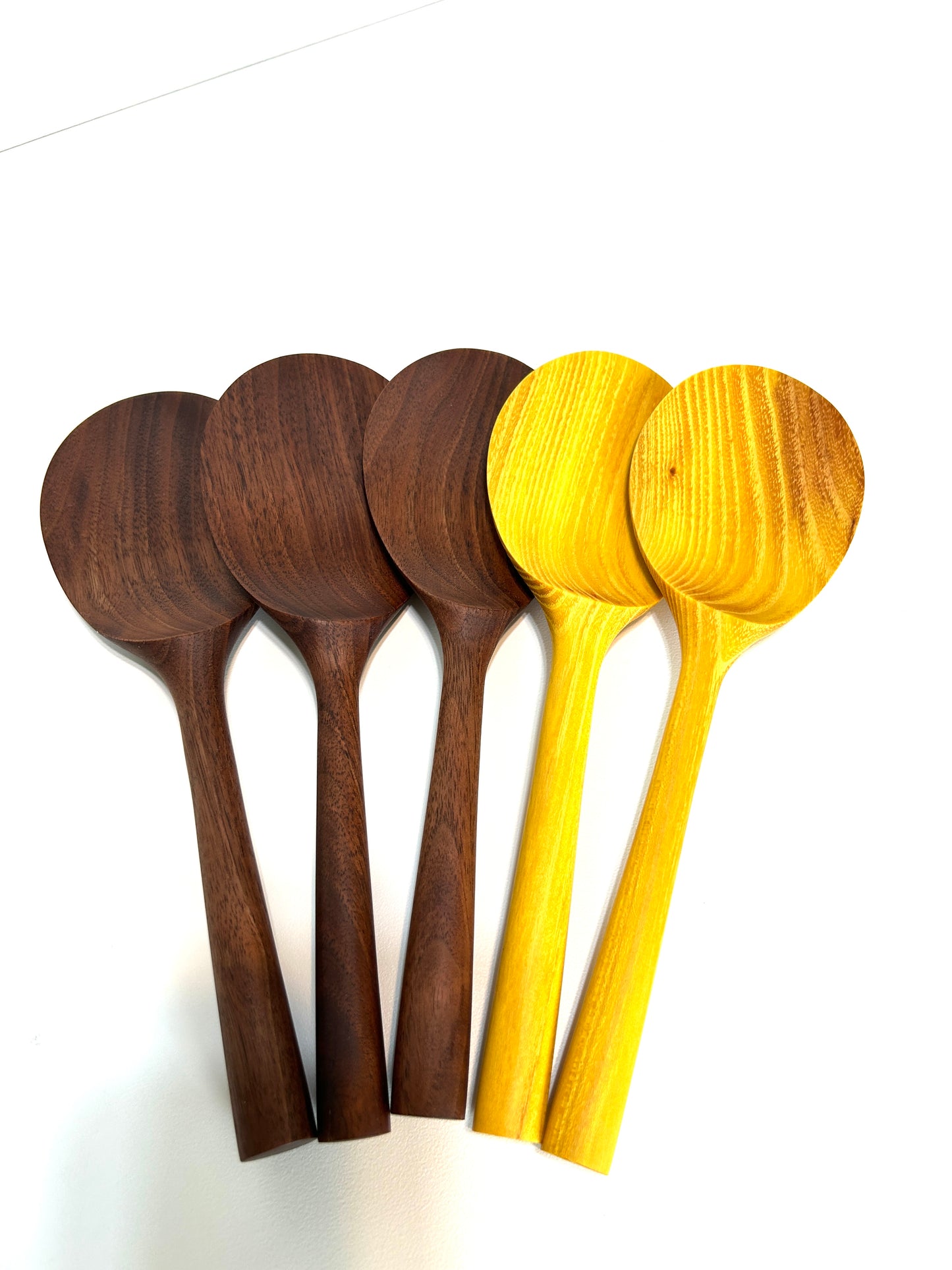 Orange Wood Rice Paddle (Small)- Korean Traditional Style 밥주걱