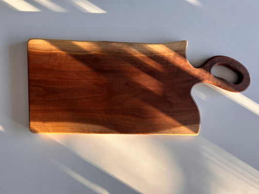 One-Piece Black Walnut Serving Board – No Glue (Exact Piece)