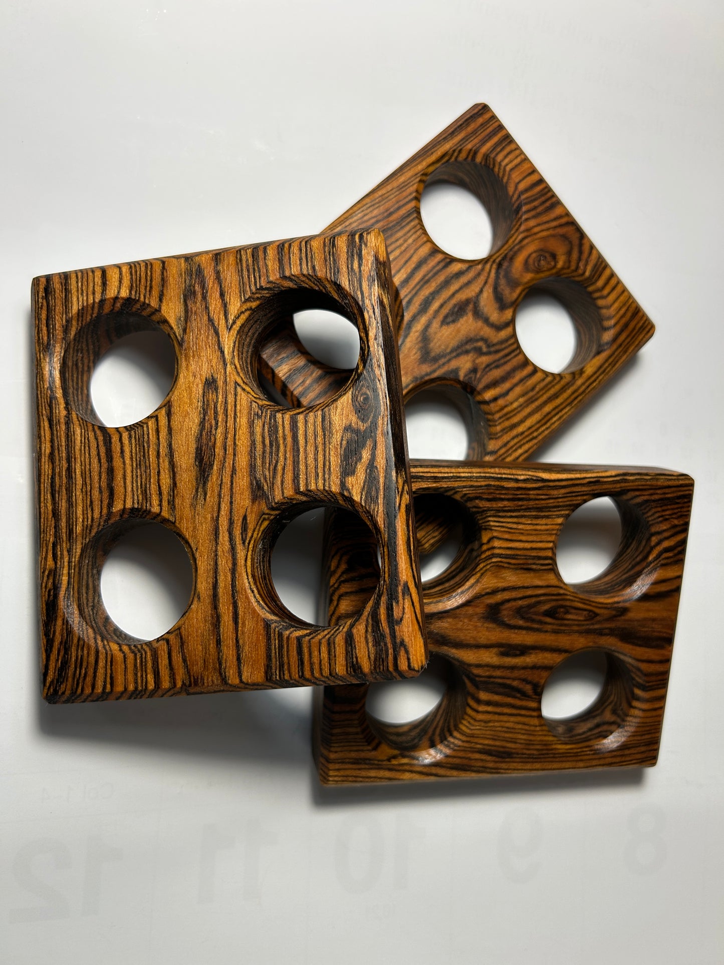 Bocote Wood Egg Tray 4 or 6 Eggs[Kitchen accessories]