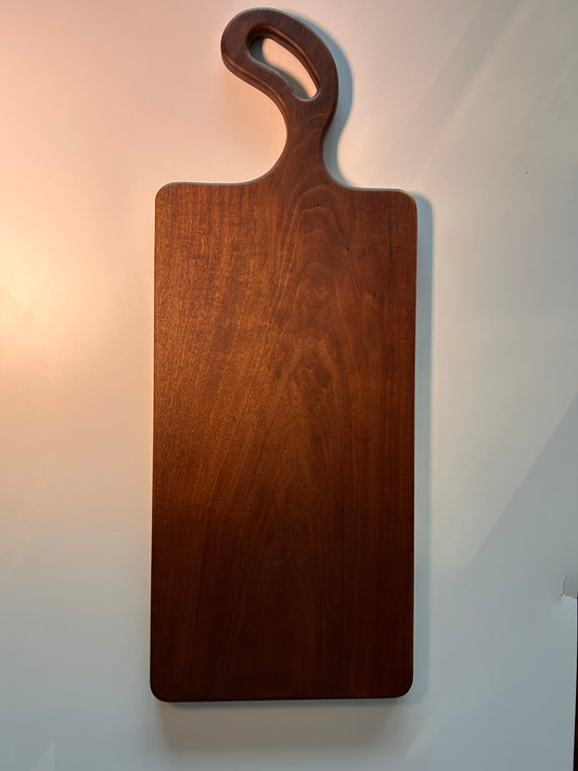 One-Piece Black Walnut Serving Board – No Glue (Exact Piece)