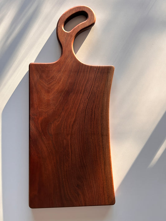 One-Piece Black Walnut Serving Board – No Glue (Exact Piece)